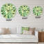 Feuilles tropicales de Monstera - Horloge murale tropicale-60327848