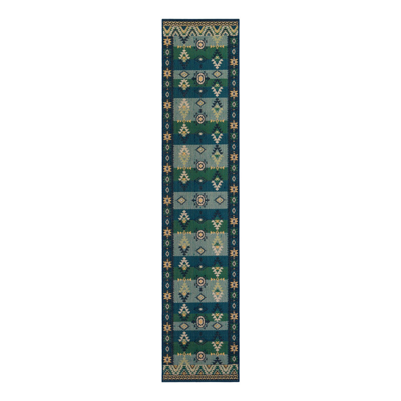Ciudad Marlenia Indoor/Outdoor Area Rug, Tapis de couloir 2 pi 7 po x 12 pi