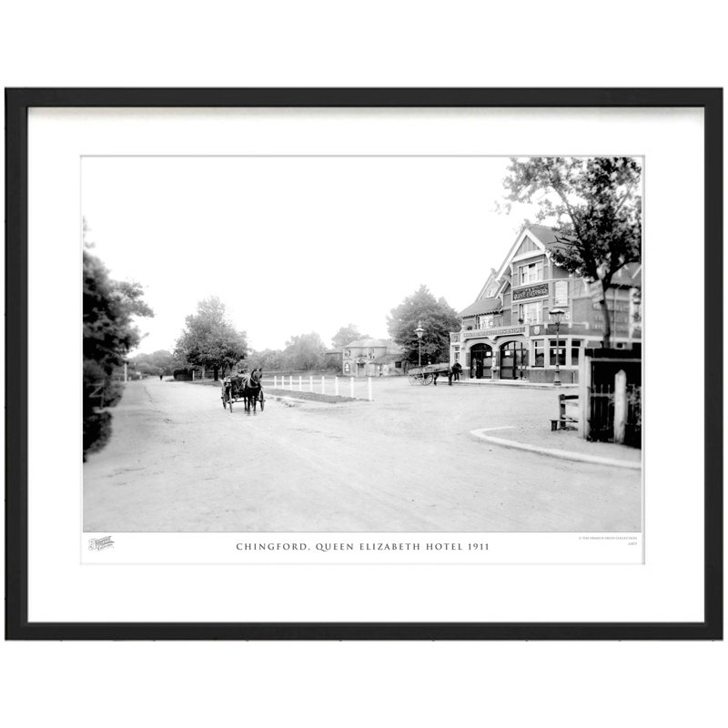 Chingford, Queen Elizabeth Hotel 1911 by Francis Frith - Single Picture Frame Print, 40cm H x 50cm W x 2.3cm D
