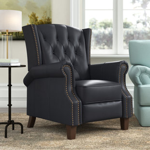 Noble House Caleb Fabric Club Chair and Ottoman Set, Blue