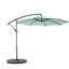 Parasol de marché suspendu de 10 pi avec réglage facile de l'inclinaison, abat-jour en polyester, 8 nervures pour la cour arrière, sans base, Best Choice Products-1492928120