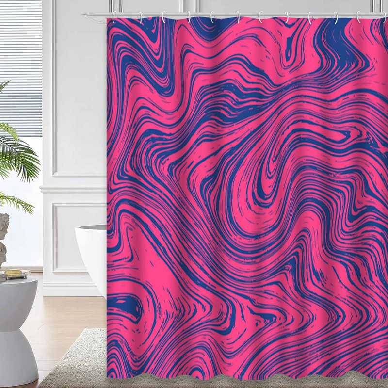 Rideau de douche Marble Wave, 72" L x 78" W