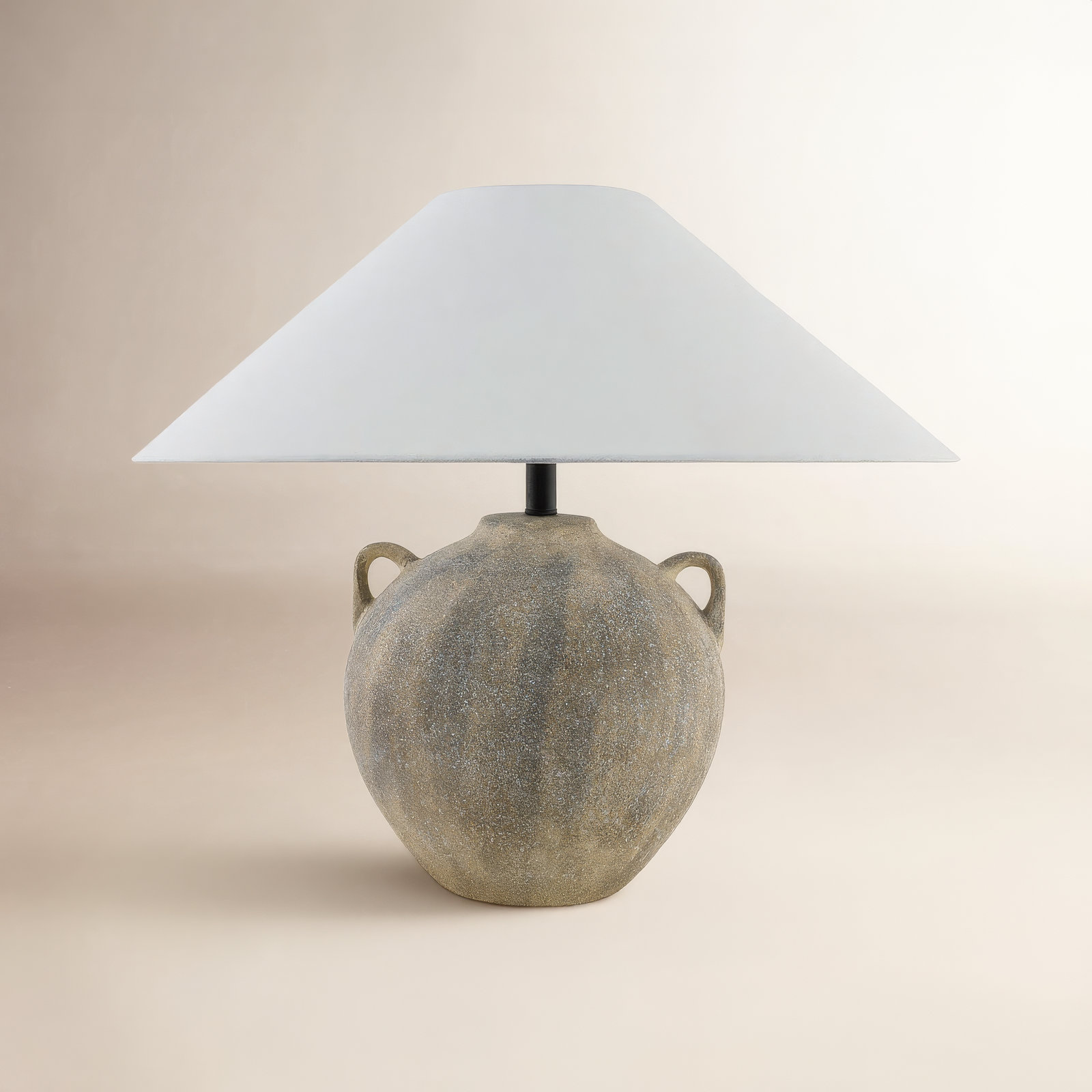 Galey Alix x Livabliss Araya Accent Table Lamp, Gray