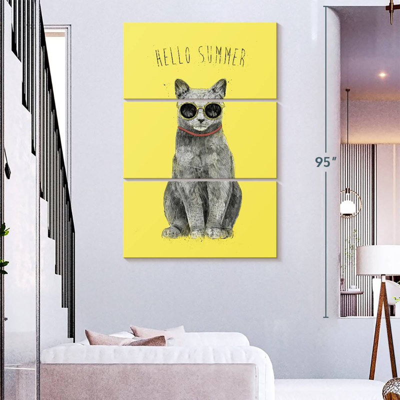 Brampt Hello Summer, 74" H x 48" W