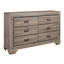 Commode 6 tiroirs avec miroir Patite-101986041