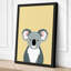 Gentle Koala Modern - Wrapped Canvas-538934812-538934815