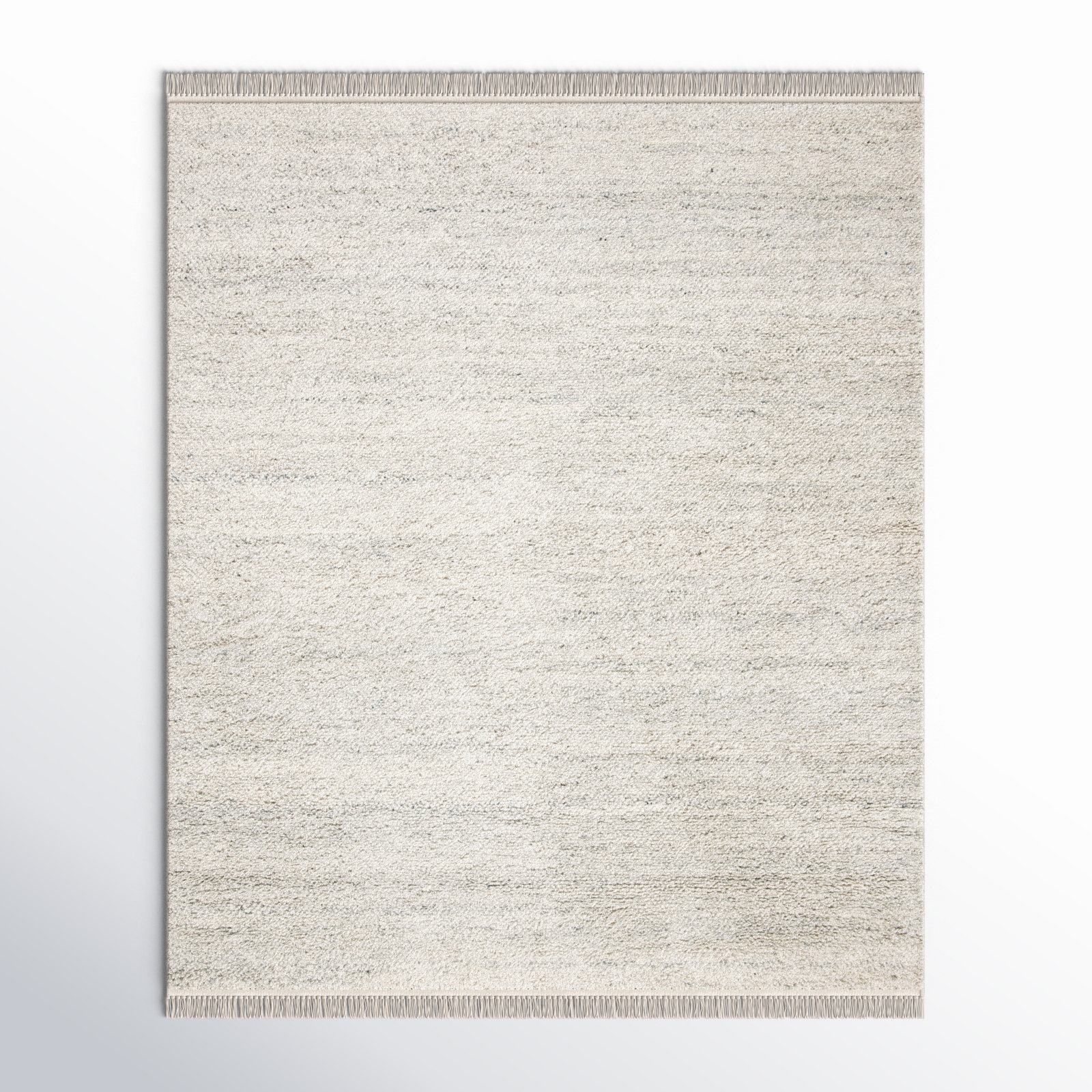 Wyly Handmade Wool Gray Rug, Rectangle 8' x 10'