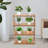 Alissone Assembly-free Solid Wood Storage Rack (26.8'' H x 19.7'' W x 9.8'' D)