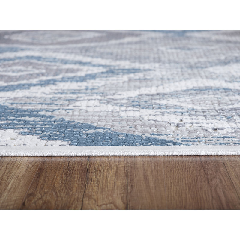 Tapis gris / crème Altura, Rectangle 5 pi 3 po x 7 pi 7 po