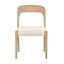 Chaise d'appoint en chêne massif 32,5 "H Hamish (ensemble de 2)-1850468344