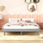 Structure de lit plateforme flottante moderne de couleur moderne-232476137-232476140