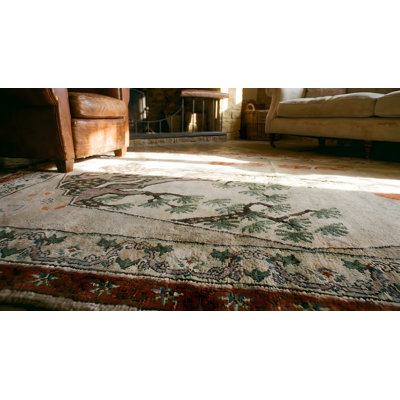 Tapis antique Khotan Allover
