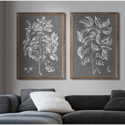 « tapis de feuillage v » par antonyme bunjamin (abe)-ensemble de 2 reproductions de photos sur toile