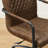 Blair Industrial Swivel Tufted Top-Grain Leather Executive Home Office Task Chair-1240466147