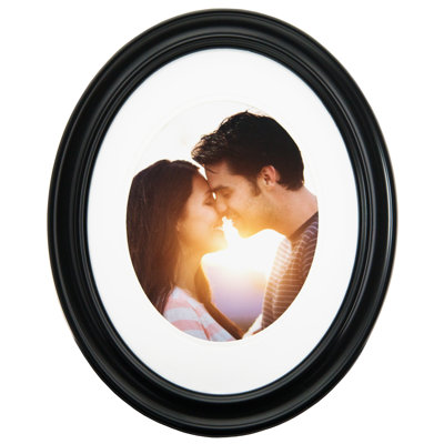 Besednice Black Matte Picture Frame with Mat