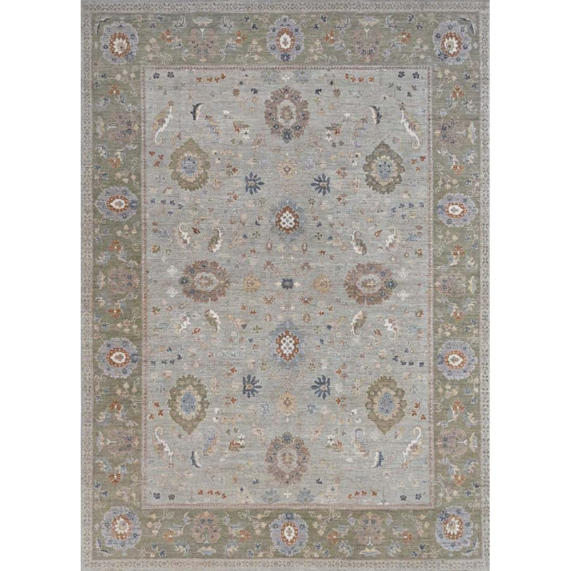 Transitional One-of-a-Kind Rectangle 9'11" x 13'10" Hand Knotted Area Rug