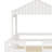 Wooden Bunk Bed, Loft Bed With Playhouse,Windows, Ladder And Guardrails-77434834