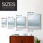 Aqua Soft Shores I, reproduction encadrée - bois massif-1016962990-1016962988