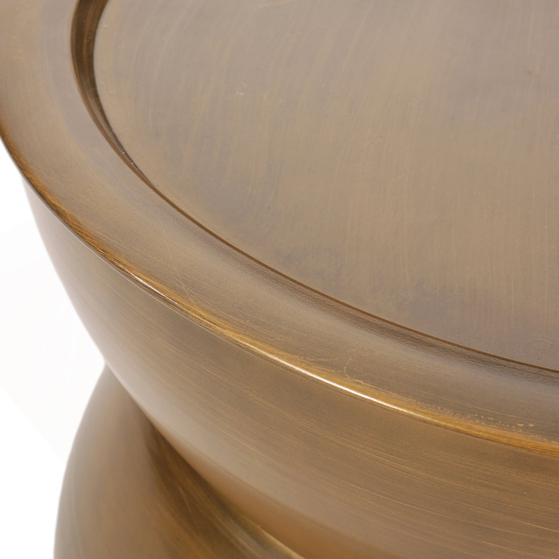 Table basse Ageliki, Or brossé antique