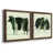 Brown Framed Canvas selected