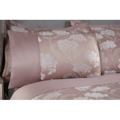 Blossom Satin Floral Bedding with Pillowcases