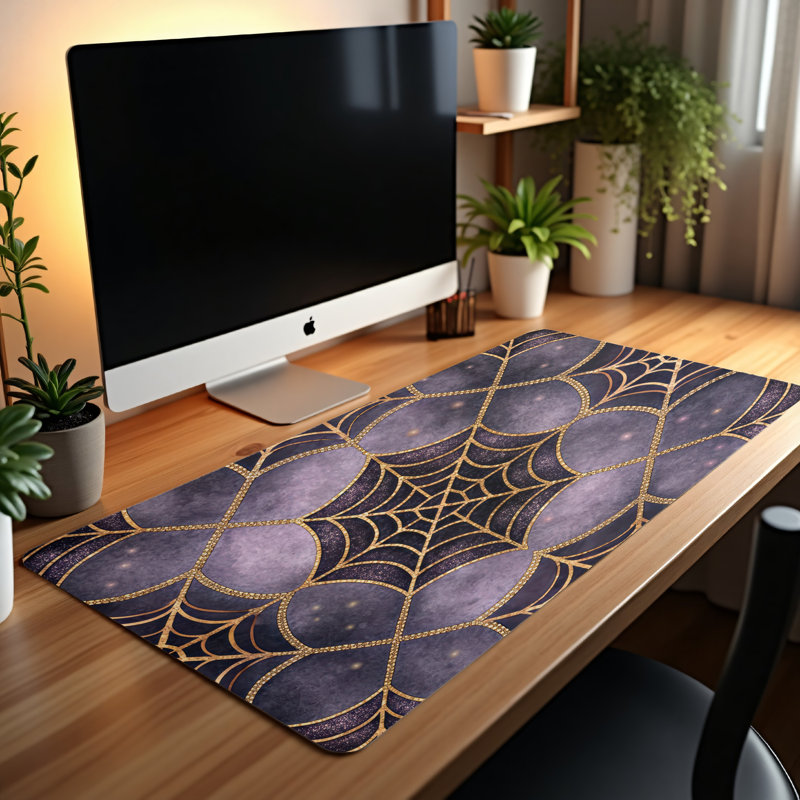 Polyester Desk Pad, 14.4x12.1