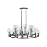 Alchemy 15 - Light Unique Wagon Wheel Chandelier