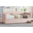 Velvet Daybed with Extended Pop Up Trundle-1126601967