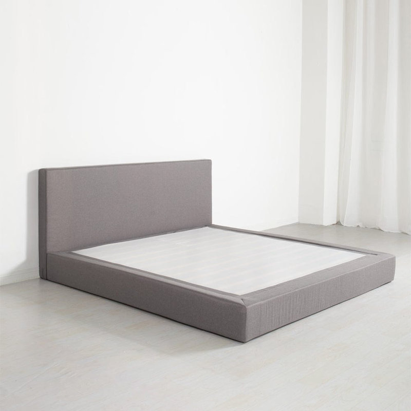 Upholstered Bed, Kingsize (5'), Grey