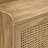 Tv Stand 2-Drawers Walnut Finish With Storage Compartment, 23.74" X H 70.79" W X 15.32" D