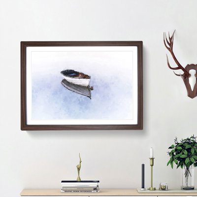 Reflection of a Boat - Framed Print