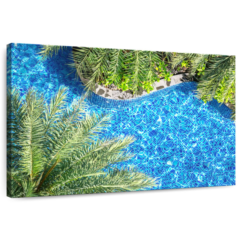Sireci Poolside Palm Trees, 8" H x 12" W