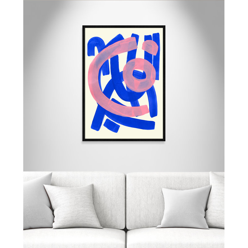 Impression Funky Beat par Haniff, 25.5'' W x 35.5'' H, Black Woodgrain, Framed Print