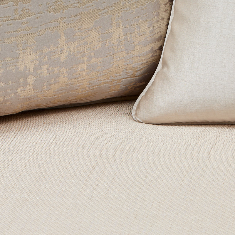 Villa Cherie 71'' Round Arm Loveseat, Pearl 100% Polyester
