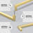 30 Pack 3 Inch Gold Cabinet Handles, Brushed Brass Dresser Pulls, Solid Square Bar Drawer Handle for Kitchen Bathroom Cupboard-138231335-138231333