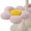 Arbre à chat en forme de fleur rose et beige, avec base stable, plateformes en fleurs, lit moelleux pour chats douillets à plusieurs niveaux, avec balançoire, soulagement du stress