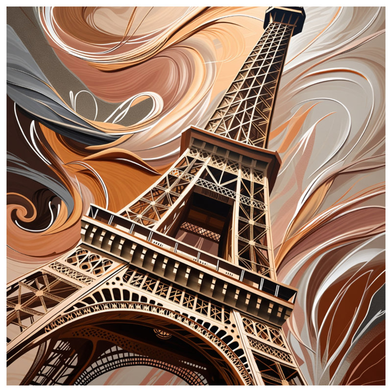 Eiffel Tower Bedding Architecture Comforter Contemporary, Queen