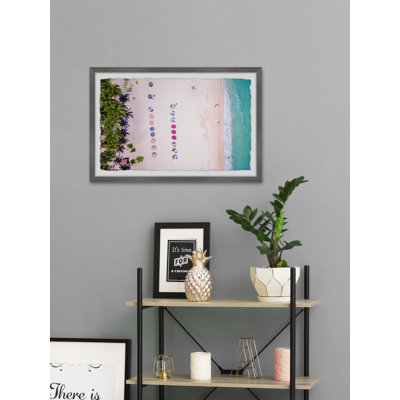 Beach Shelters - Single Picture Frame Painting