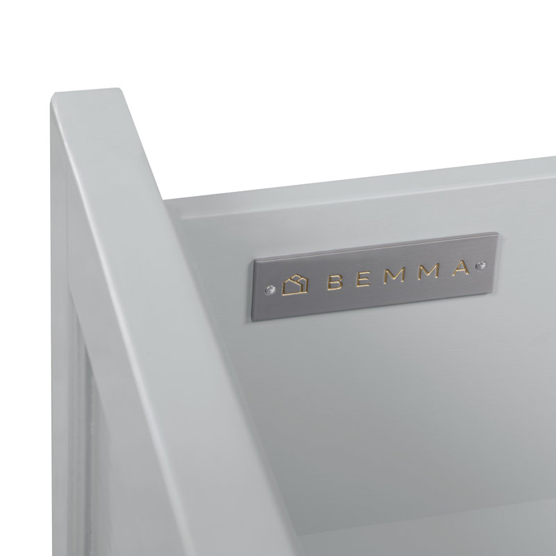 Montauk 36'' W Single Vanity, Morning Fog Gray, White Granite