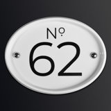 Merrifield 1-Line Wall Address Plaque