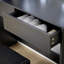 Rivian 2 Drawer Dressing Table with LED Mirror