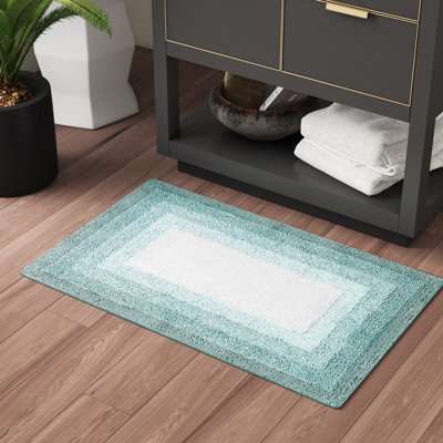 Zenda Cotton Blend Bath Rug
