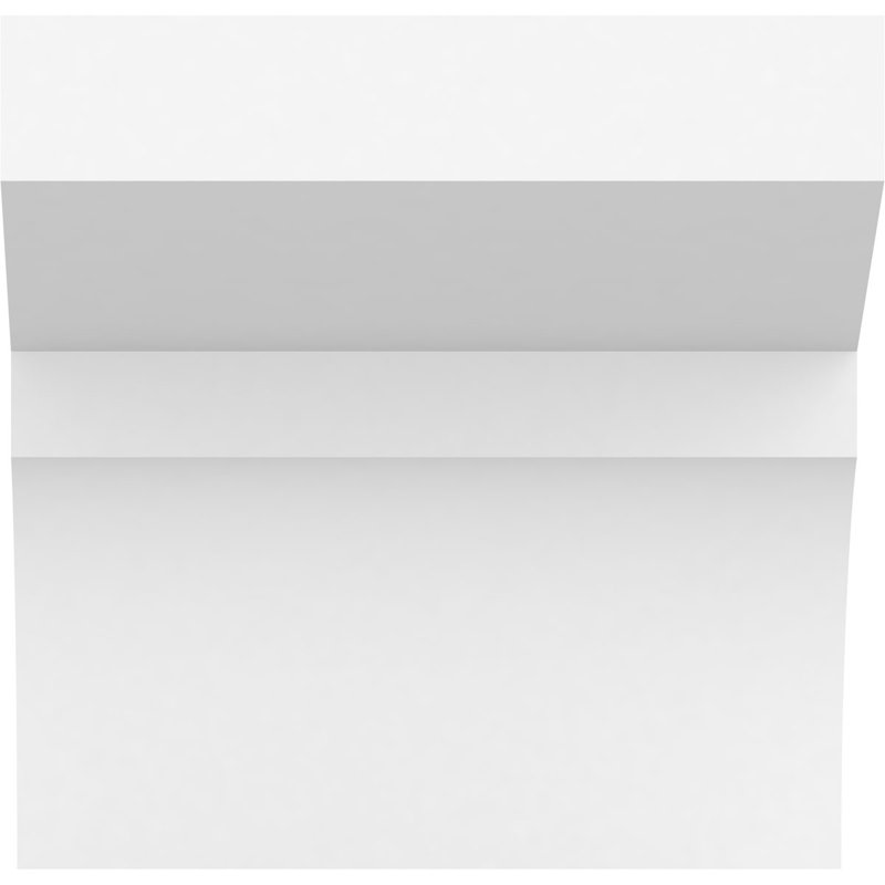 Queue de chevron standard en PVC de qualité architecturale Monterey, H 6 po x L 6 po x P 20 po