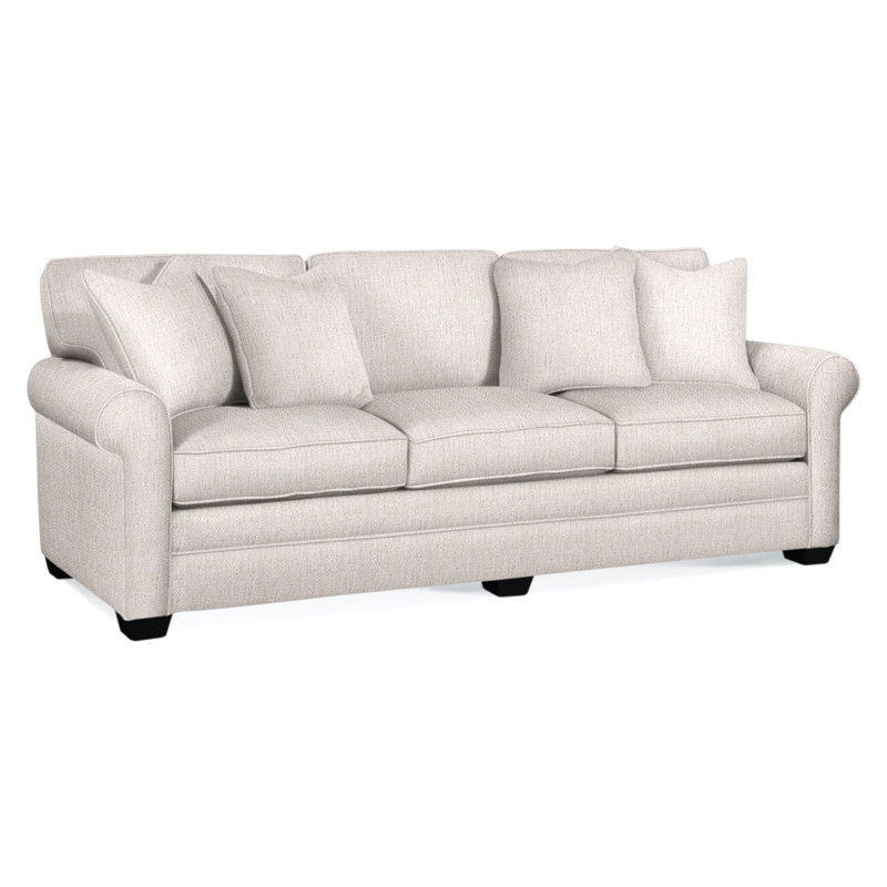 Bedford Sofa, Black, White Sugar Performance; 0863-91