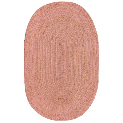 Tapis rose tressé Schellsburg