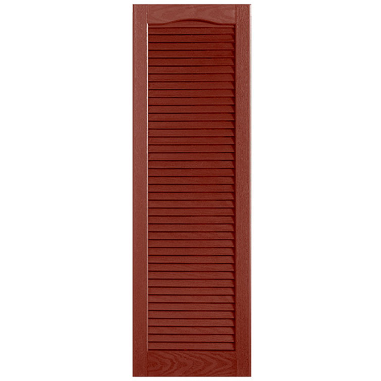 Cathedral Top Full-style Open Louvre Shutters Pair