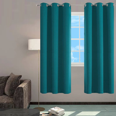 Polyester Blackout Curtain Panel