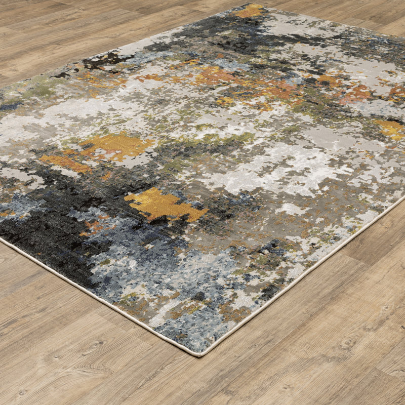 Belinda Abstract Indoor Rug, Rectangle 5'3" x 7'6"