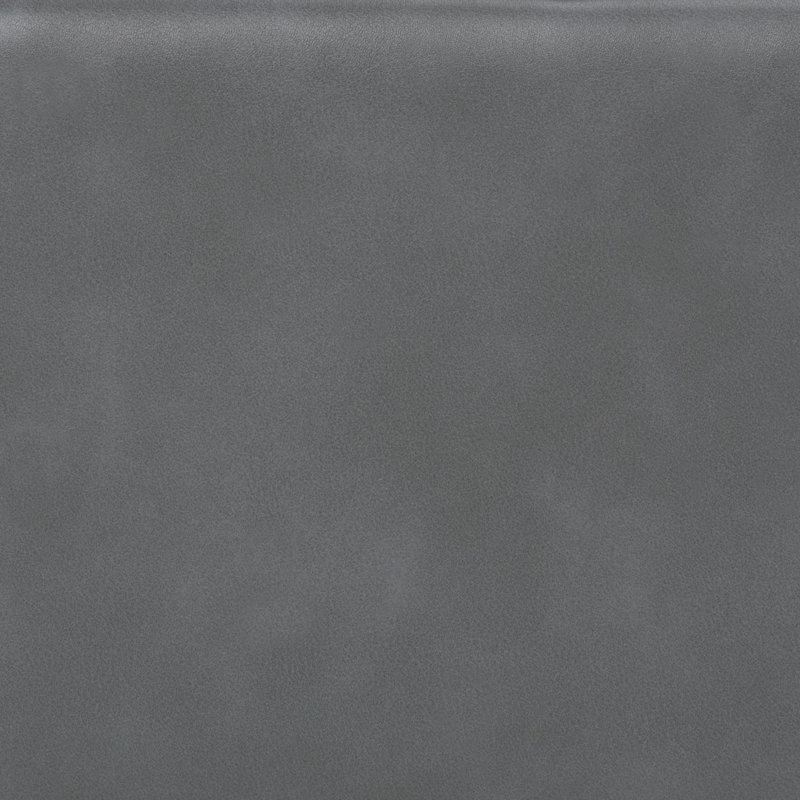 Stone Gray Faux Leather Tufted Square Cocktail Ottoman with Storage