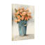Plantes et fleurs, motif de paon, seau bleu, pêche, roses-802454555